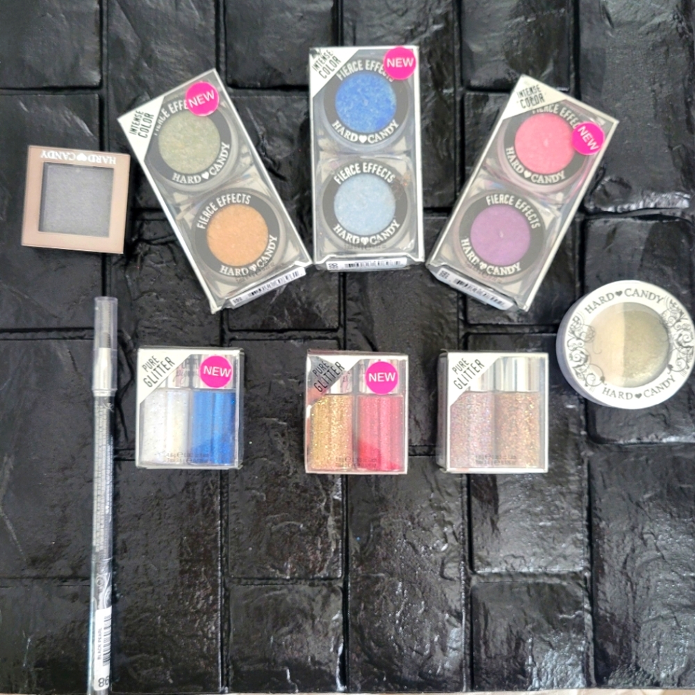 Hard Candy Eyeshadow and Glitter Set - Multi-Color. 9 pcs Bundle!